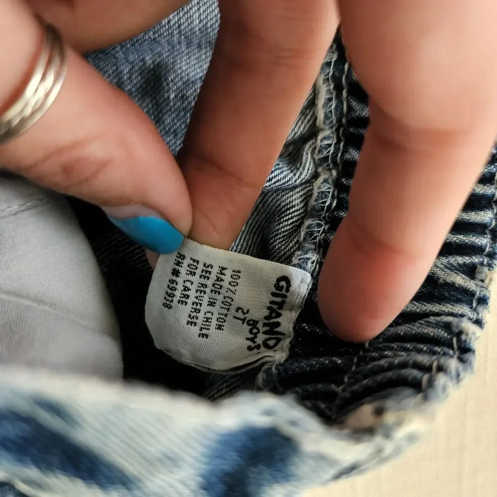 Vintage Gitano Acid Wash Jogger Jeans 2t